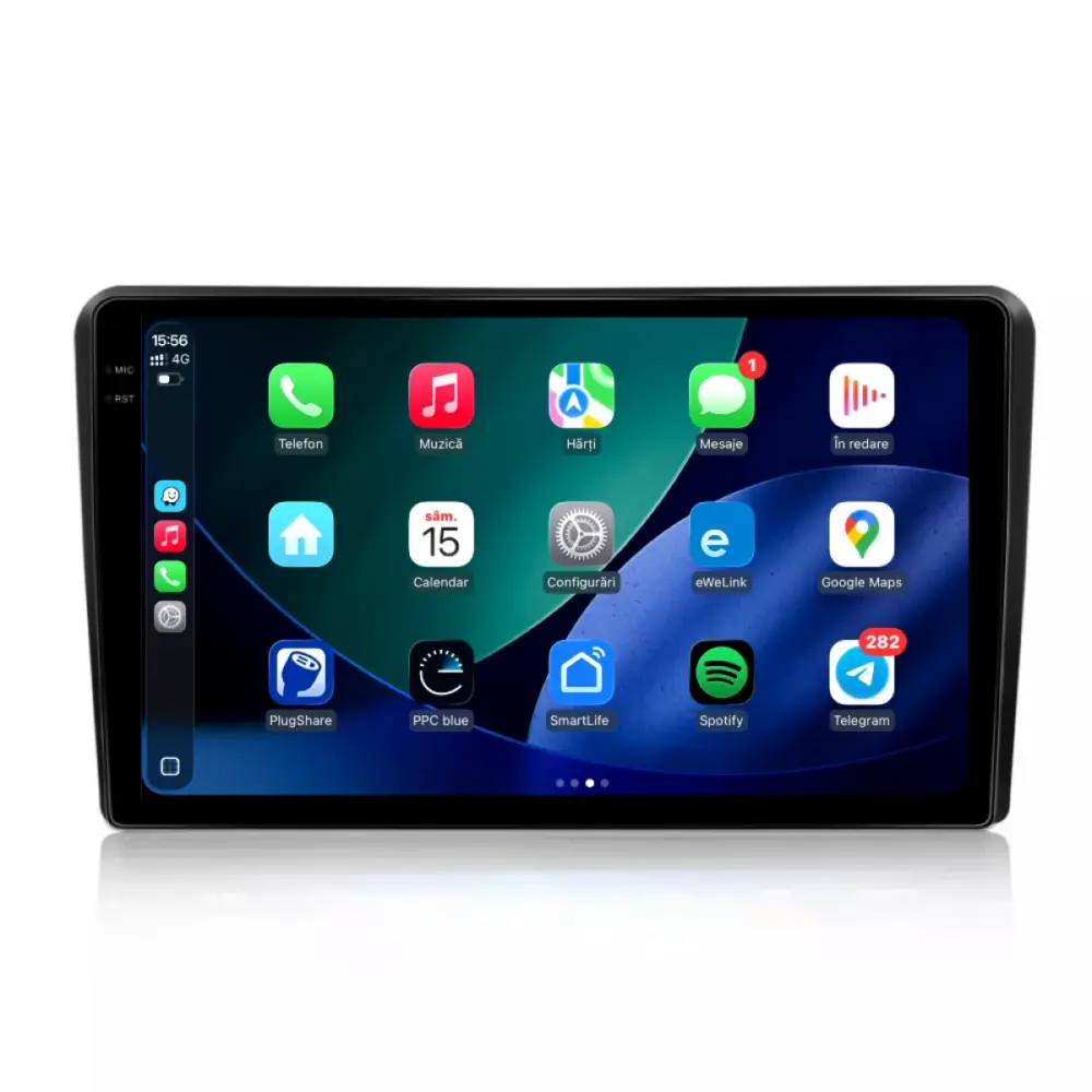 Navigatore Dedicato Android Auto Carplay 8gb Ram 256gb Fiat Panda 2003-2012