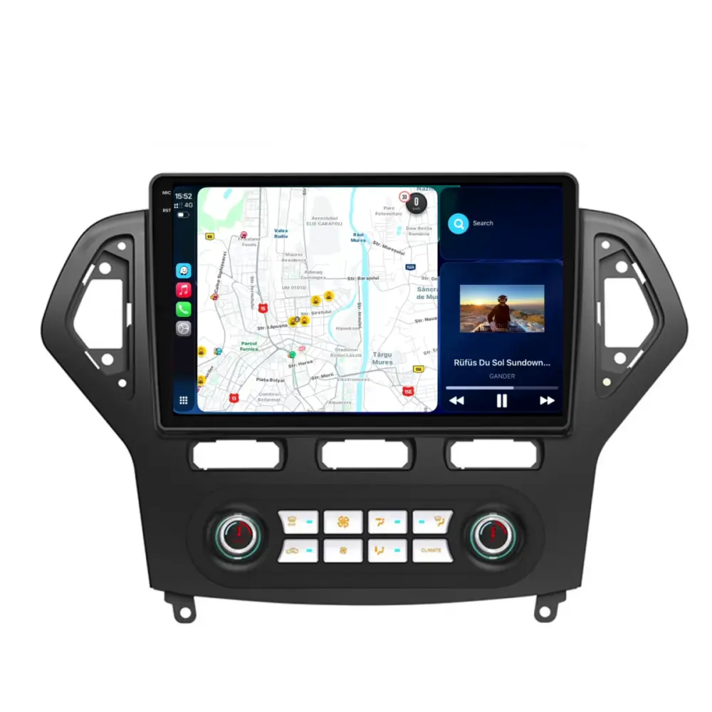 Navigatore Dedicato Android Auto Carplay 8gb Ram 256gb Ford Mondeo 2007-2014