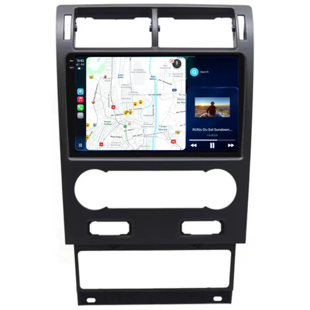 Navigatore Dedicato Android Auto Carplay 8gb Ram 256gb Ford Mondeo 2000-2007