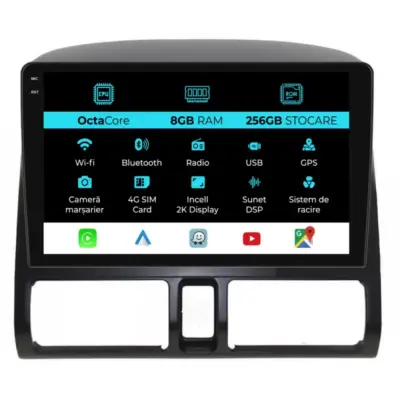 Navigatore Dedicato Android Auto Carplay 8gb Ram 256gb Honda Cr-v 2001-2006