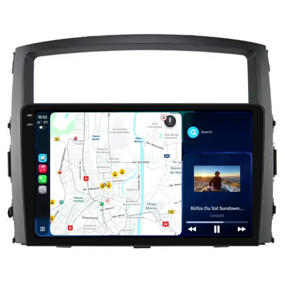 Navigatore Dedicato Android Auto Carplay 8gb Ram 256gb Mitsubishi Pajero