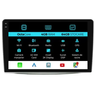 Navigatore Dedicato Android Auto Carplay per Alfa Romeo Mito 2008-2018
