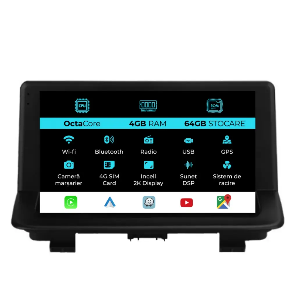 Navigatore Dedicato Android Auto Carplay per Audi Q3 2K 2011-2018