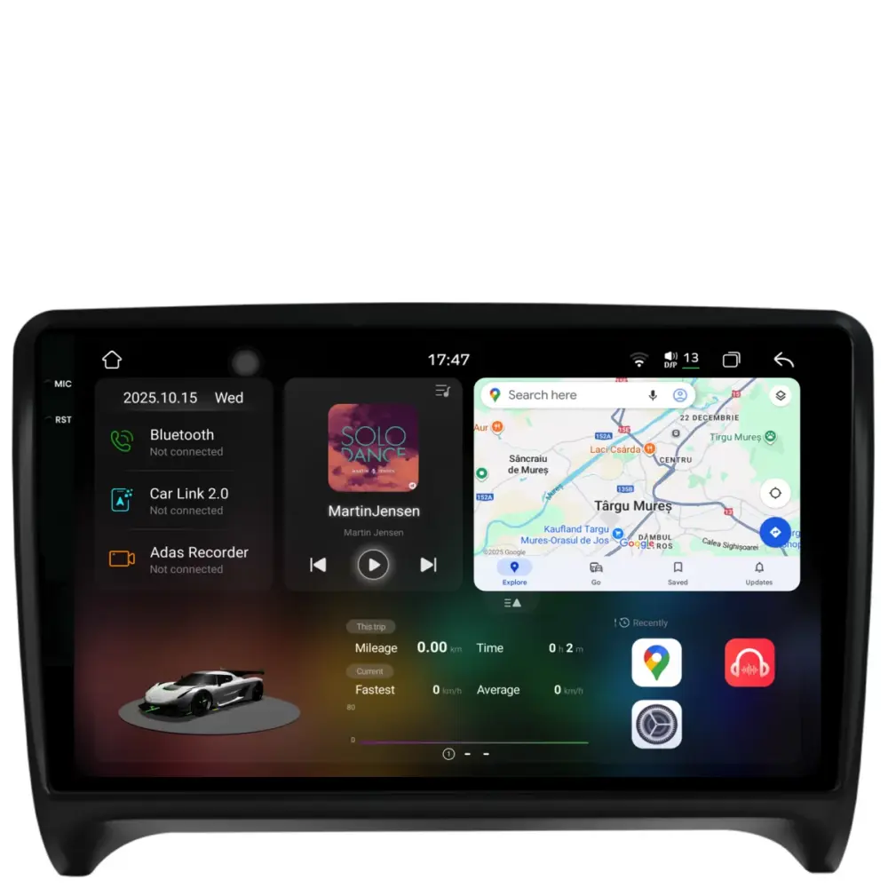Navigatore Dedicato Android Auto Carplay per Audi Tt 2006-2014 2K 12gb 256gb