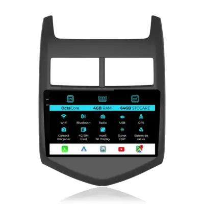 Navigatore Dedicato Android Auto Carplay per Chevrolet Aveo 2012-2014