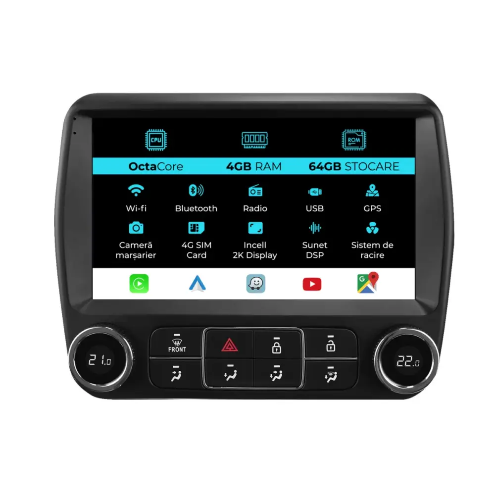 Navigatore Dedicato Android Auto Carplay per Chevrolet Camaro 2010-2015