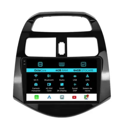 Navigatore Dedicato Android Auto Carplay per Chevrolet Spark 2009-2015