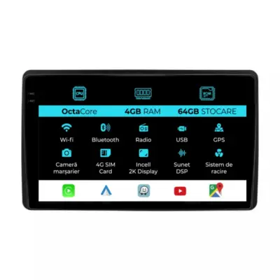 Navigatore Dedicato Android Auto Carplay per Dacia Duster 2018-2022