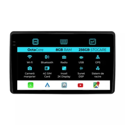 Navigatore Dedicato Android Auto Carplay per Dacia Duster 2018-2022