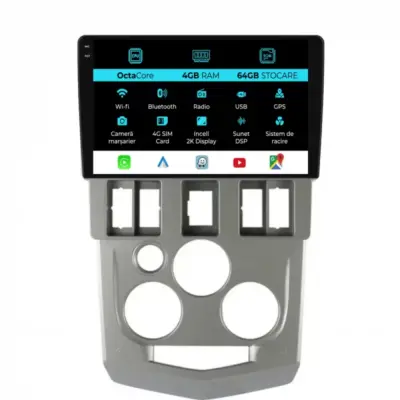 Navigatore Dedicato Android Auto Carplay per Dacia Logan 1 2004-2008
