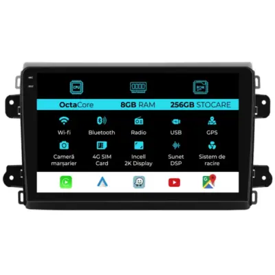 Navigatore Dedicato Android Auto Carplay per Fiat Ducato 2006-2022