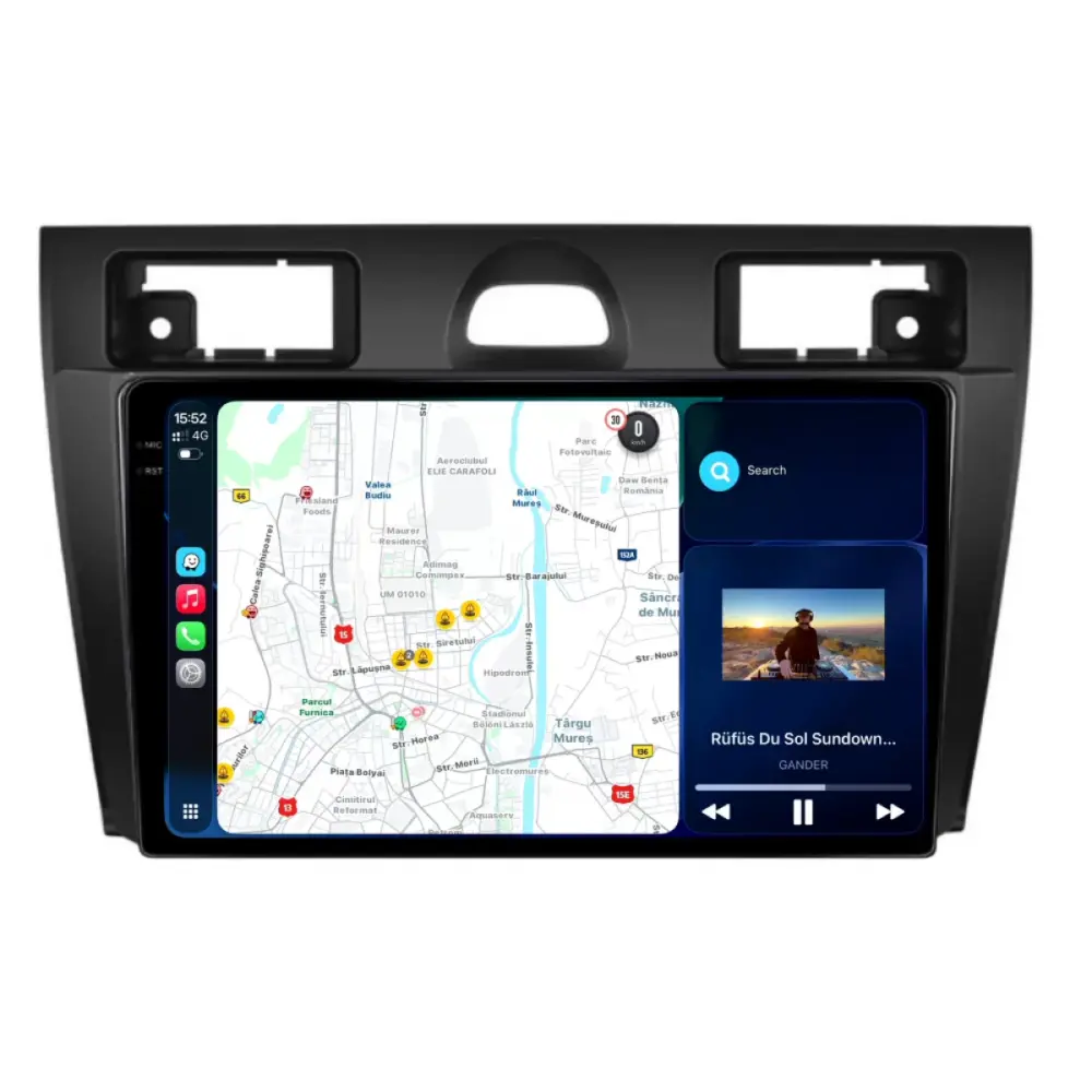Navigatore Dedicato Android Auto Carplay per Ford Fiesta 2004-2009