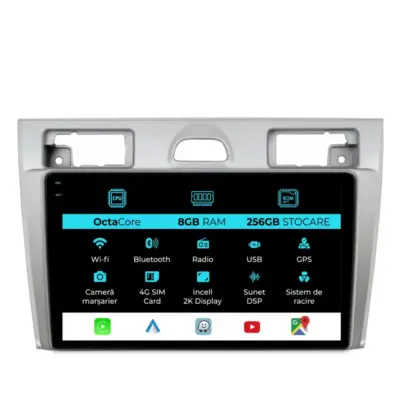Navigatore Dedicato Android Auto Carplay per Ford Fiesta 2004-2009