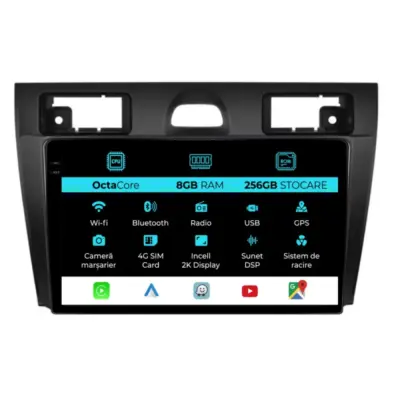 Navigatore Dedicato Android Auto Carplay per Ford Fiesta 2004-2009
