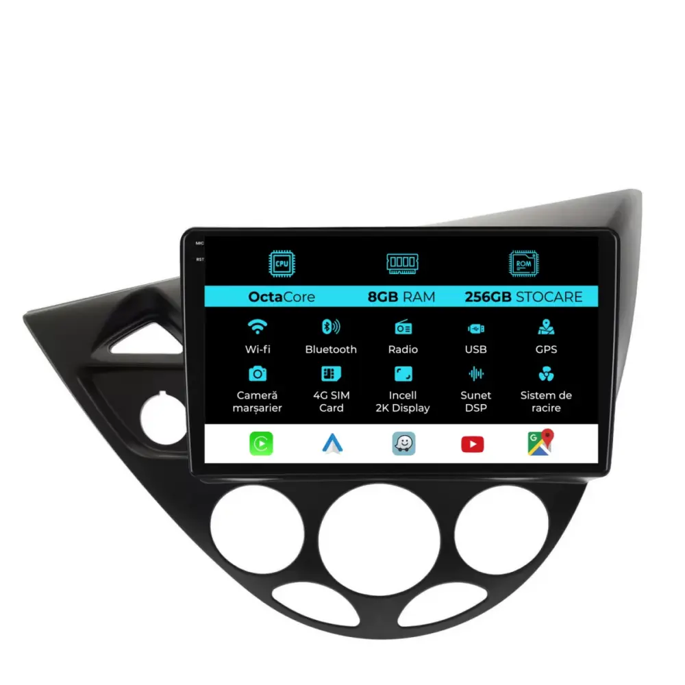 Navigatore Dedicato Android Auto Carplay per Ford Focus MK1 1998-2004