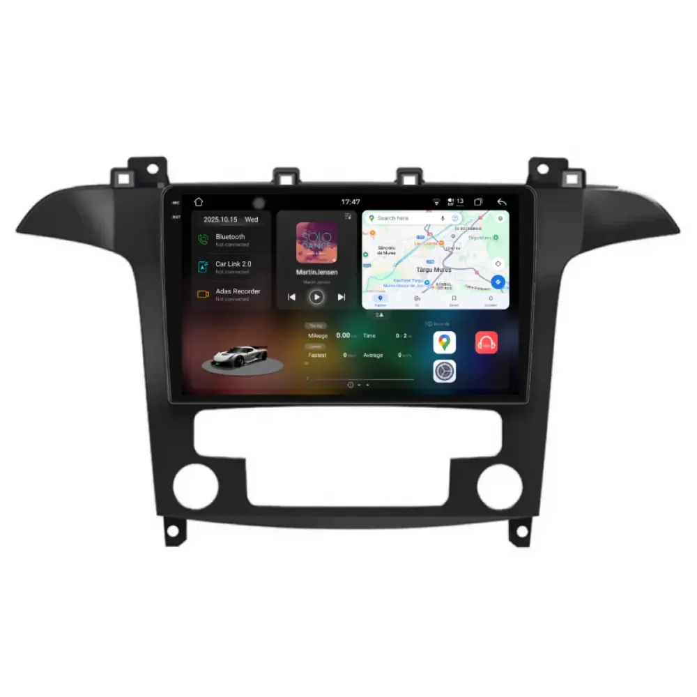 Navigatore Dedicato Android Auto Carplay per Ford S-max 2006-2015