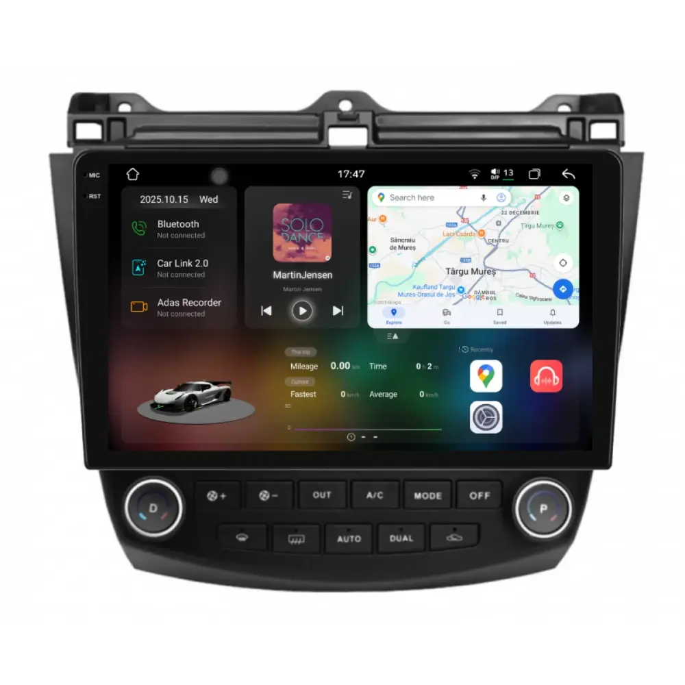 Navigatore Dedicato Android Auto Carplay per Honda Accord Vii 2003-2008
