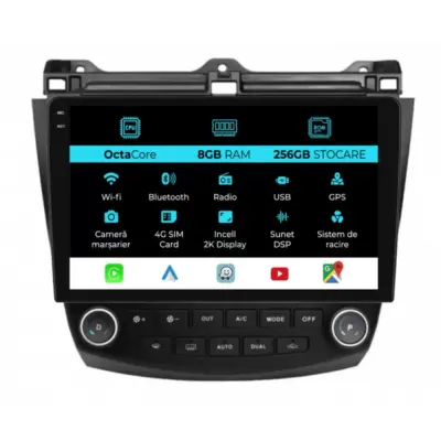 Navigatore Dedicato Android Auto Carplay per Honda Accord Vii 2003-2008