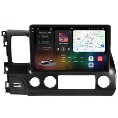 Navigatore Dedicato Android Auto Carplay per Honda Civic Viii Berlina 2006-2011
