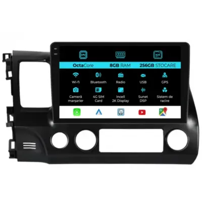 Navigatore Dedicato Android Auto Carplay per Honda Civic Viii Berlina 2006-2011