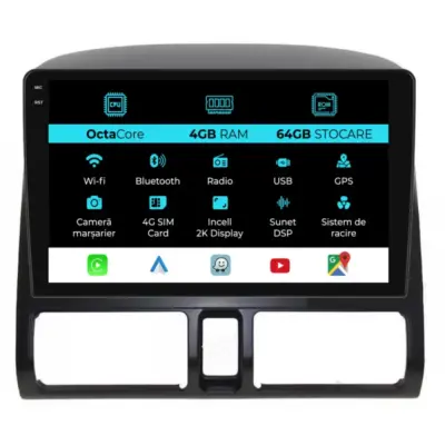 Navigatore Dedicato Android Auto Carplay per Honda Cr-v 2001-2006