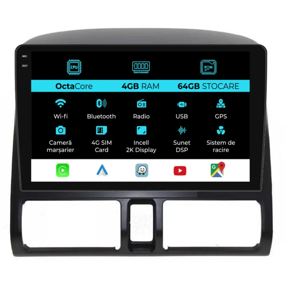 Navigatore Dedicato Android Auto Carplay per Honda Cr-v 2001-2006