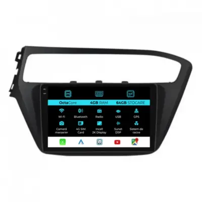 Navigatore Dedicato Android Auto Carplay per Hyundai I20 2014-2020