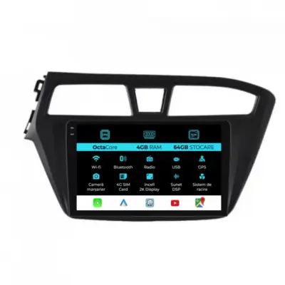 Navigatore Dedicato Android Auto Carplay per Hyundai I20 2014-2020