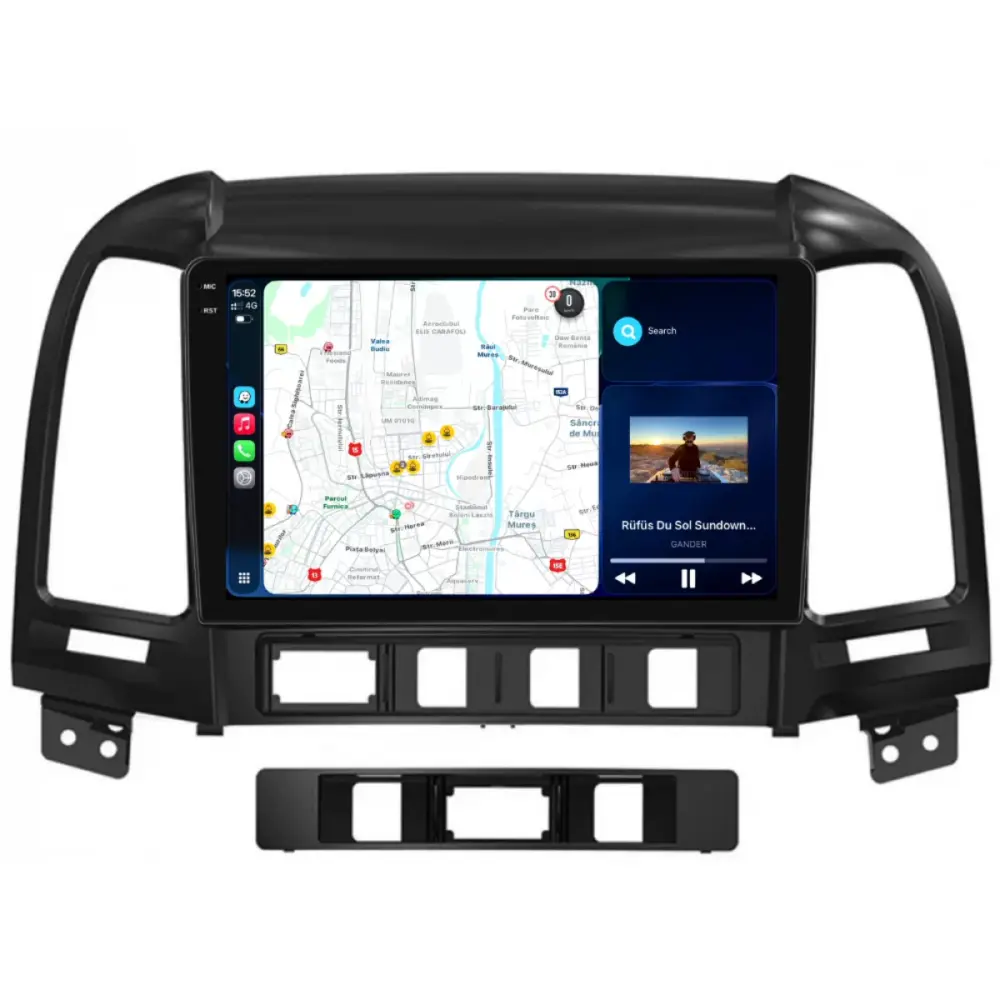 Navigatore Dedicato Android Auto Carplay per Hyundai Santa Fe 2005-2012