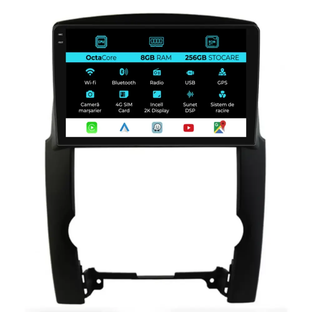 Navigatore Dedicato Android Auto Carplay per Kia Sorento 2009-2012 2K