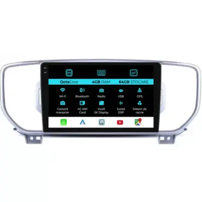 Navigatore Dedicato Android Auto Carplay per Kia Sportage 2016-2019 2K