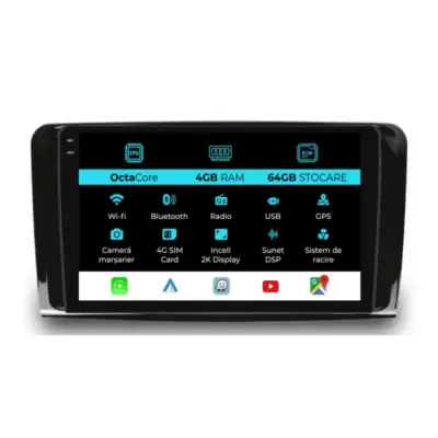 Navigatore Dedicato Android Auto Carplay per Mercedes ml W164 2005-2011