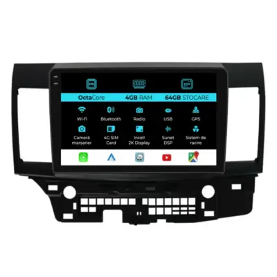 Navigatore Dedicato Android Auto Carplay per Mitsubishi Lancer 2007-2013
