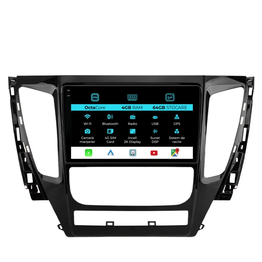Navigatore Dedicato Android Auto Carplay per Mitsubishi Pajero 2016-2018
