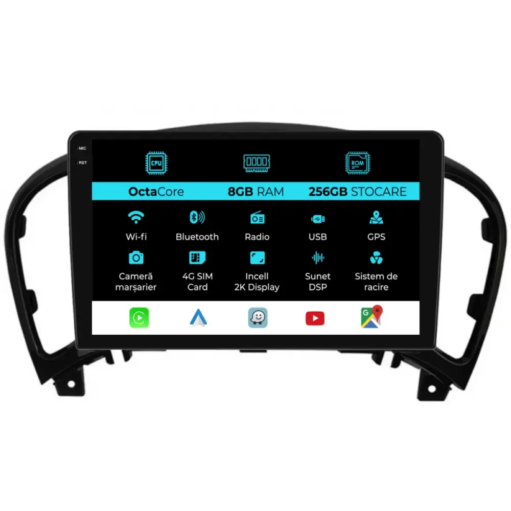 Navigatore Dedicato Android Auto Carplay per Nissan Juke 2010-2017