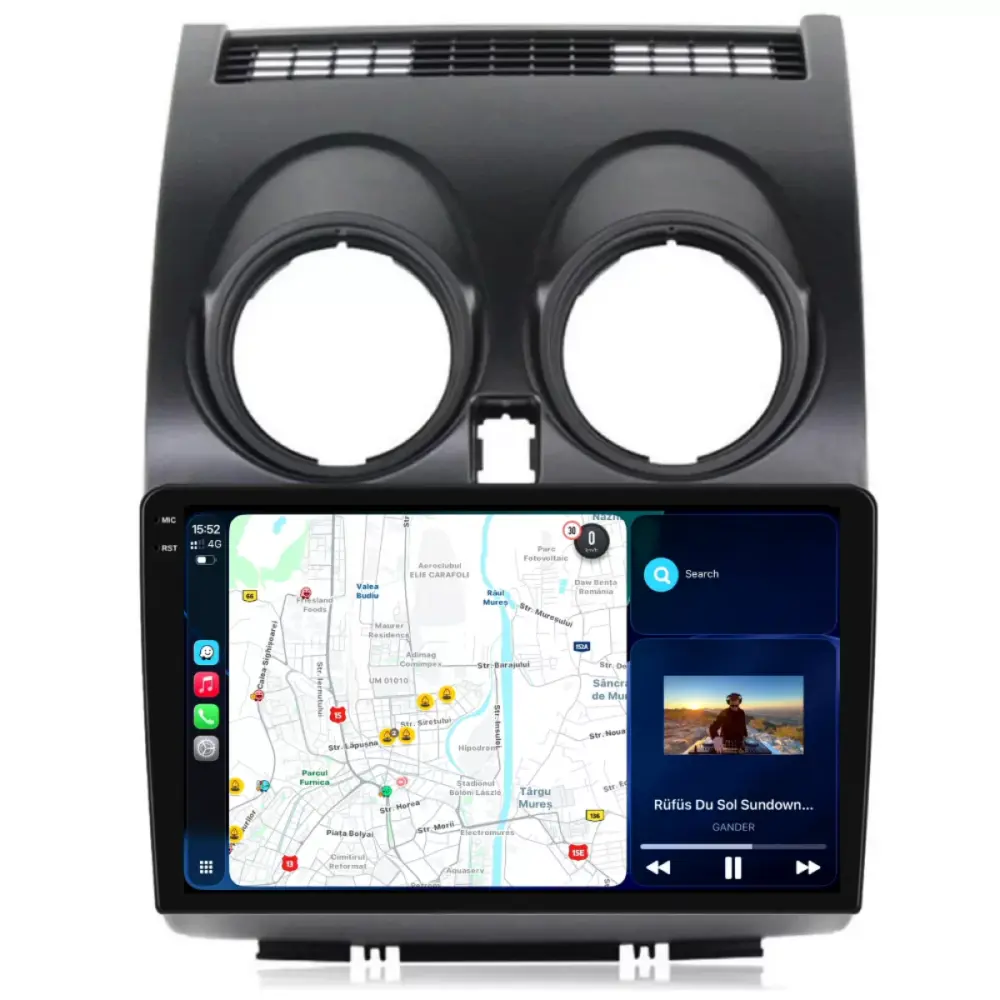 Navigatore Dedicato Android Auto Carplay per Nissan Qashqai J10 2007-2013