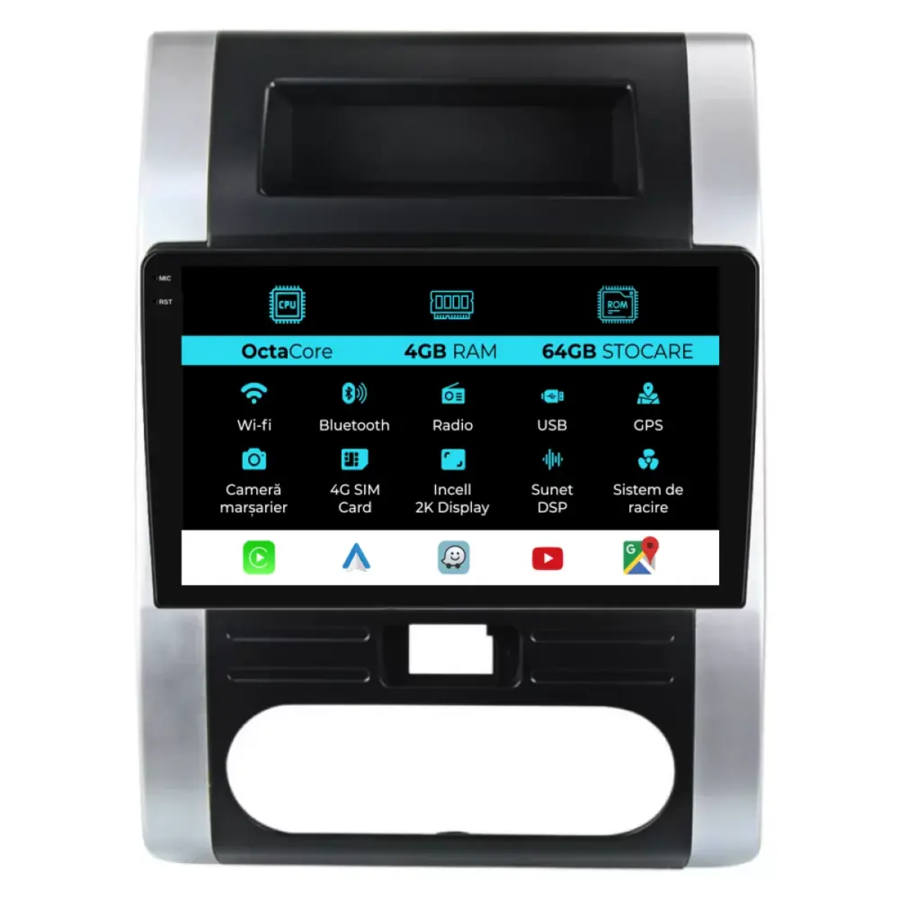 Navigatore Dedicato Android Auto Carplay per Nissan X-trail T31 2006-2012
