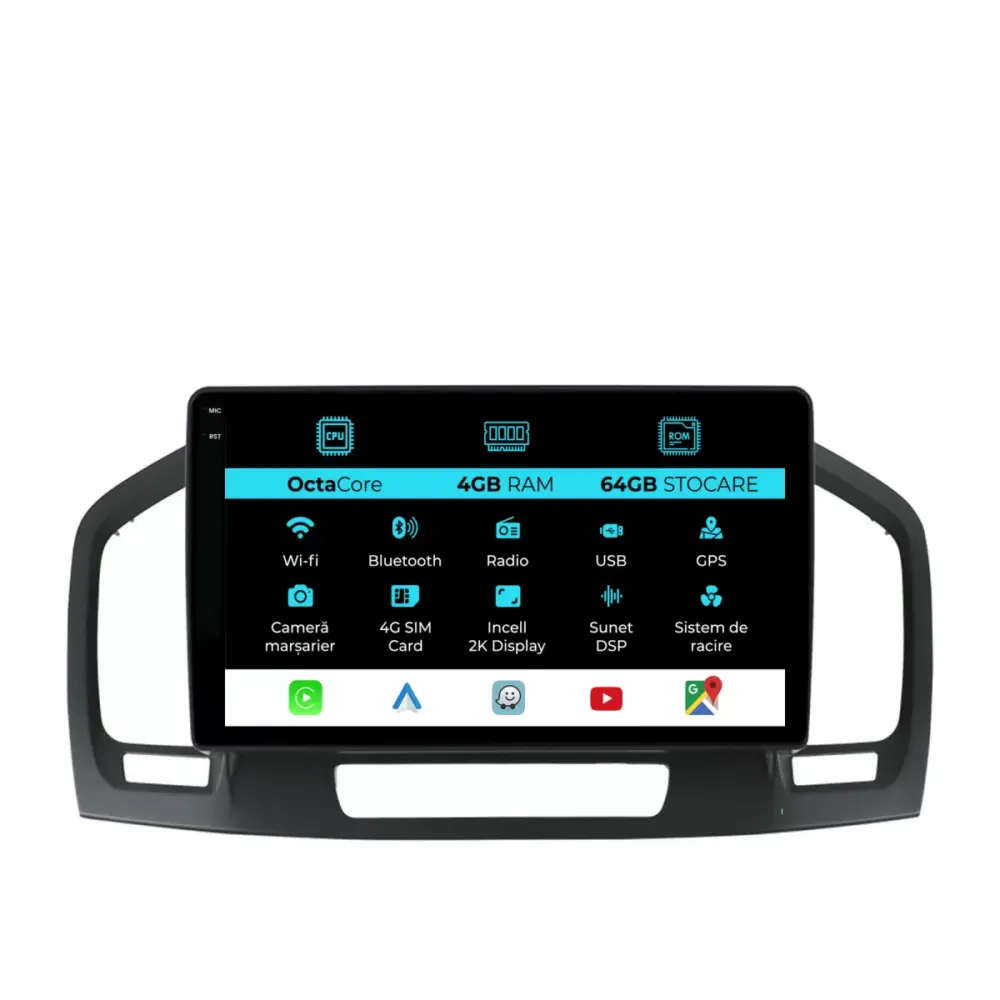 Navigatore Dedicato Android Auto Carplay per Opel Insignia 2008-2013 2K 4gb 64gb