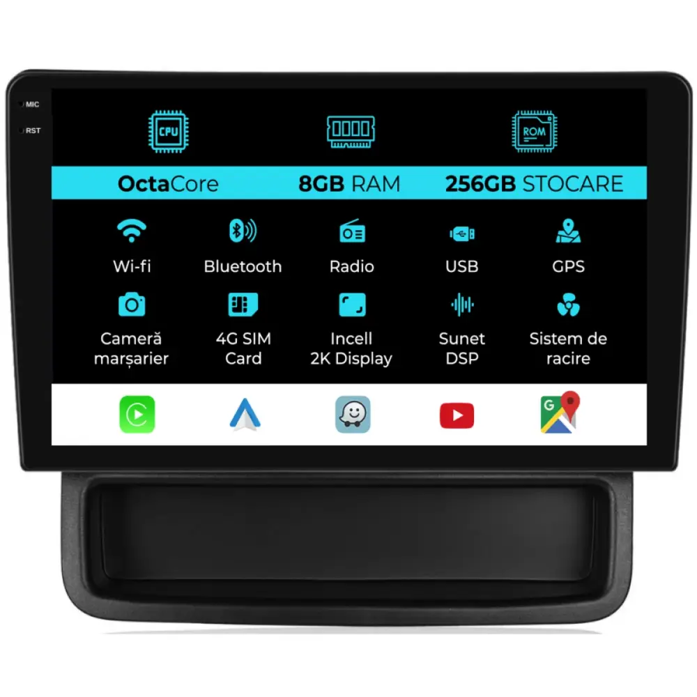 Navigatore Dedicato Android Auto Carplay per Opel Vivaro 2006-2014 2K
