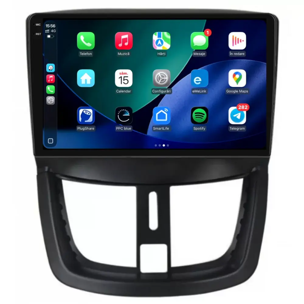 Navigatore Dedicato Android Auto Carplay per Peugeot 207 2006-2015