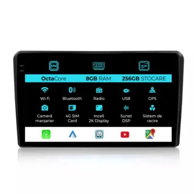 Navigatore Dedicato Android Auto Carplay per Peugeot 308 2007-2013