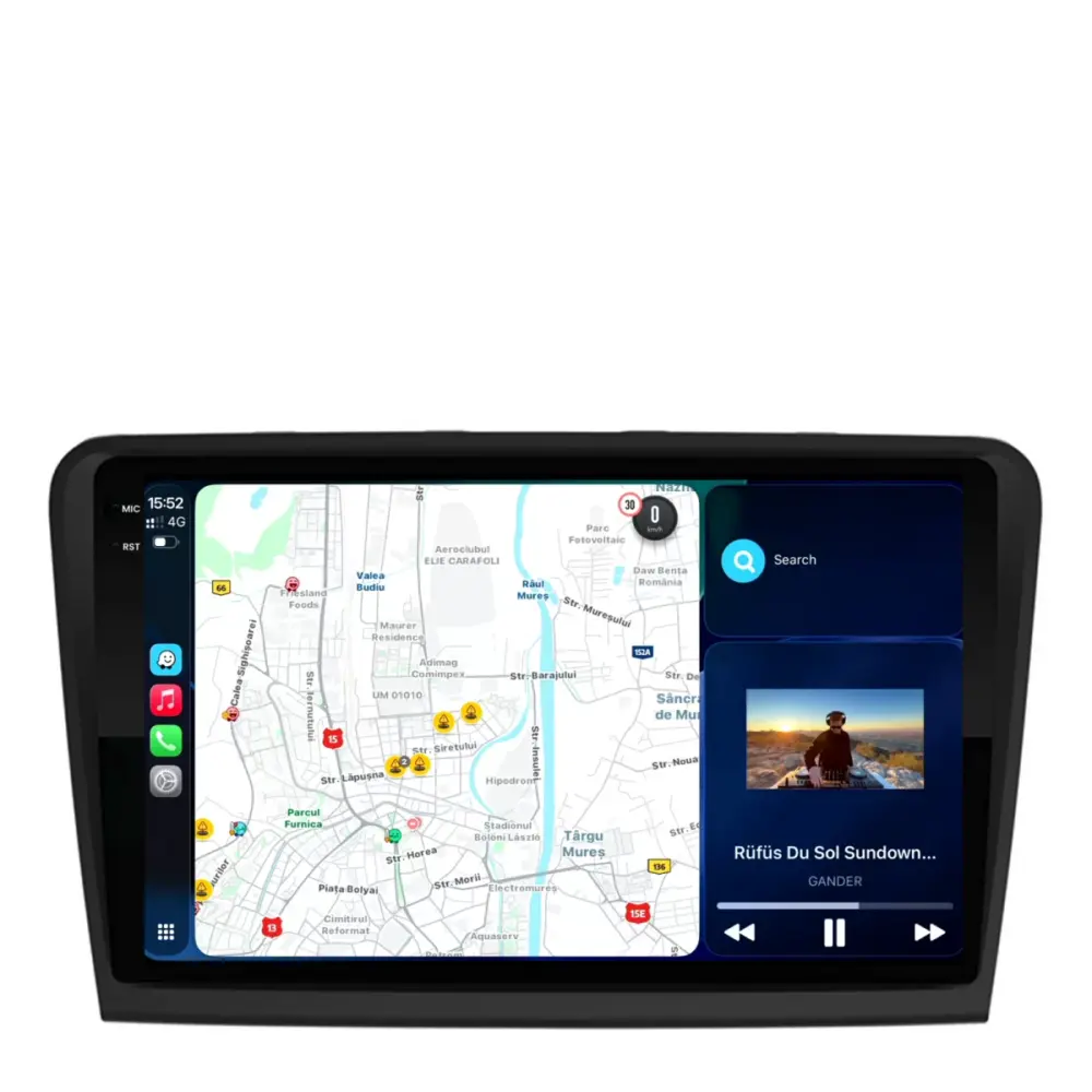 Navigatore Dedicato Android Auto Carplay per Skoda Superb 2 2008-2015