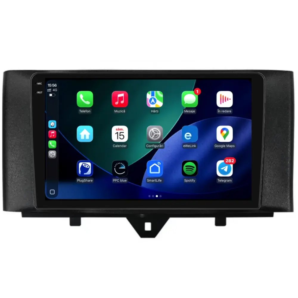 Navigatore Dedicato Android Auto Carplay per Smart Forfour 2010-2015