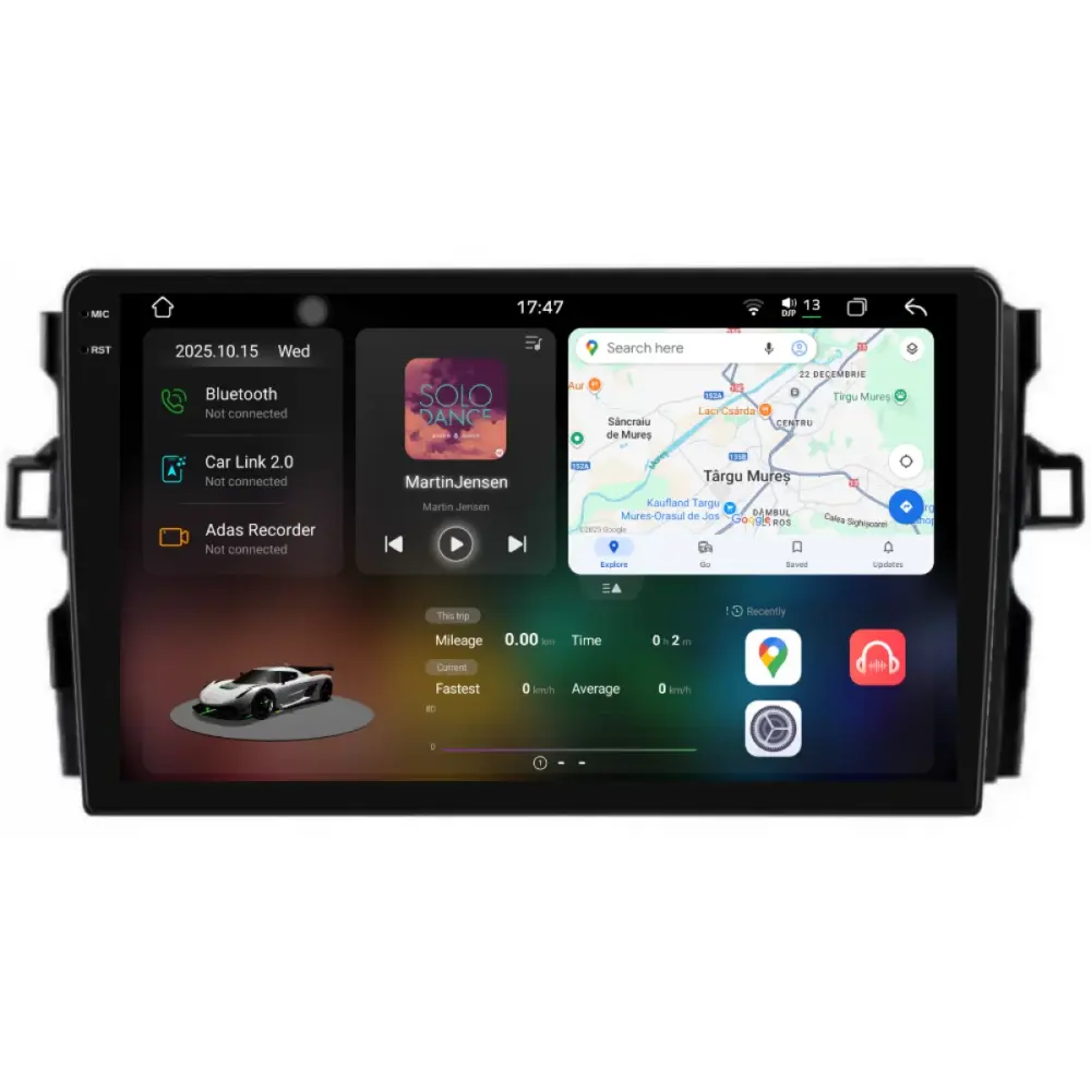 Navigatore Dedicato Android Auto Carplay per Toyota Auris 2006-2012