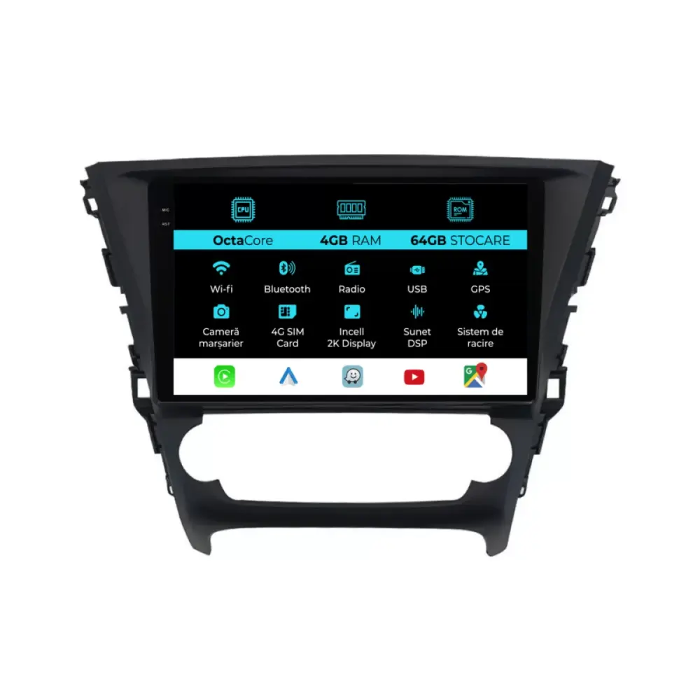 Navigatore Dedicato Android Auto Carplay per Toyota Avensis 2008-2015