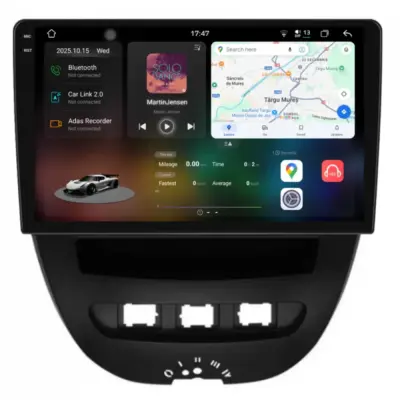 Navigatore Dedicato Android Auto Carplay per Toyota Aygo 2005-2014