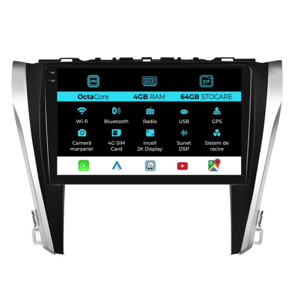 Navigatore Dedicato Android Auto Carplay per Toyota Camry 2015-2017