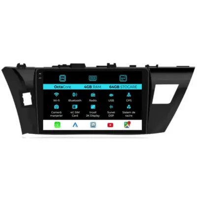 Navigatore Dedicato Android Auto Carplay per Toyota Corolla 2013-2019