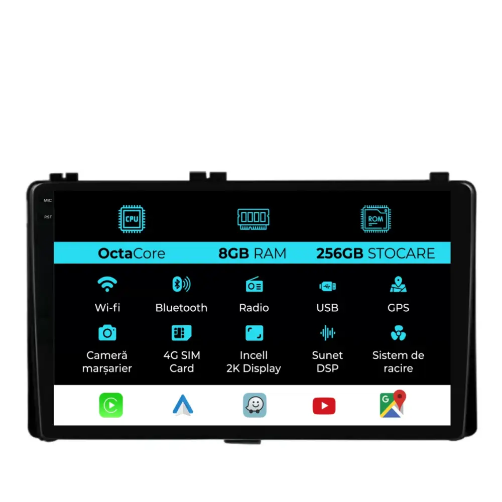 Navigatore Dedicato Android Auto Carplay per Toyota Corolla 2013-2019