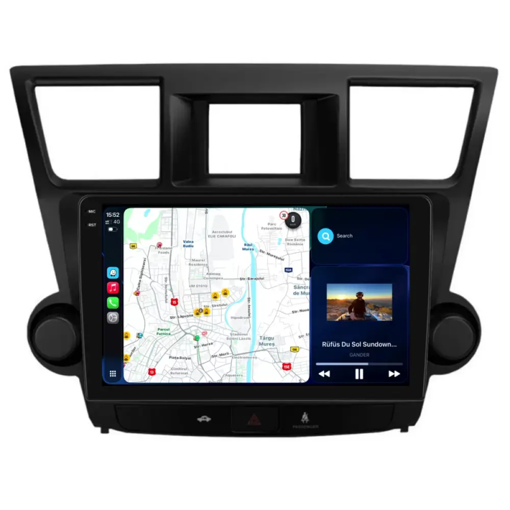 Navigatore Dedicato Android Auto Carplay per Toyota Highlander 2008-2014
